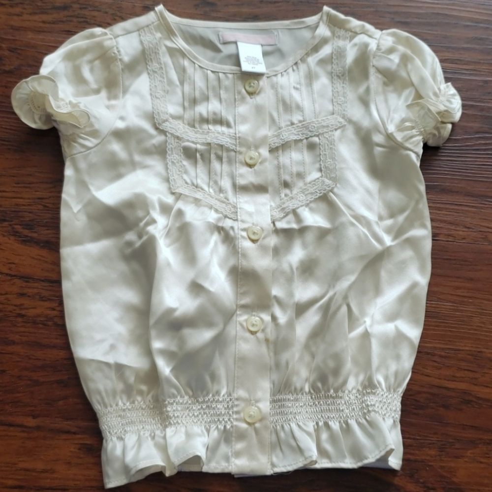 Janie and Jack silk top 2T